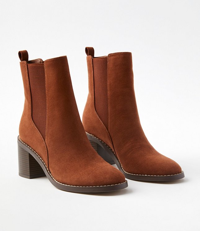 Block Heel Chelsea Boots