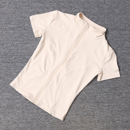 Quick-Dry Zip Sports Top – ActiveFlex™