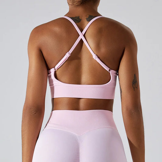 Cross-Back Sports Bra – PowerCurve™