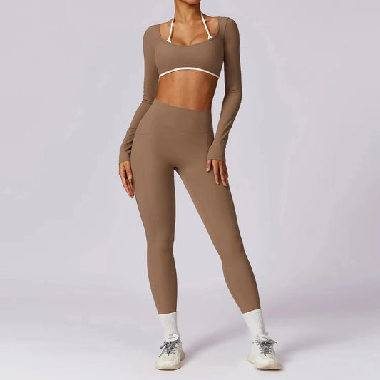 Backless 2 Pieces Workout Set – AirForm™