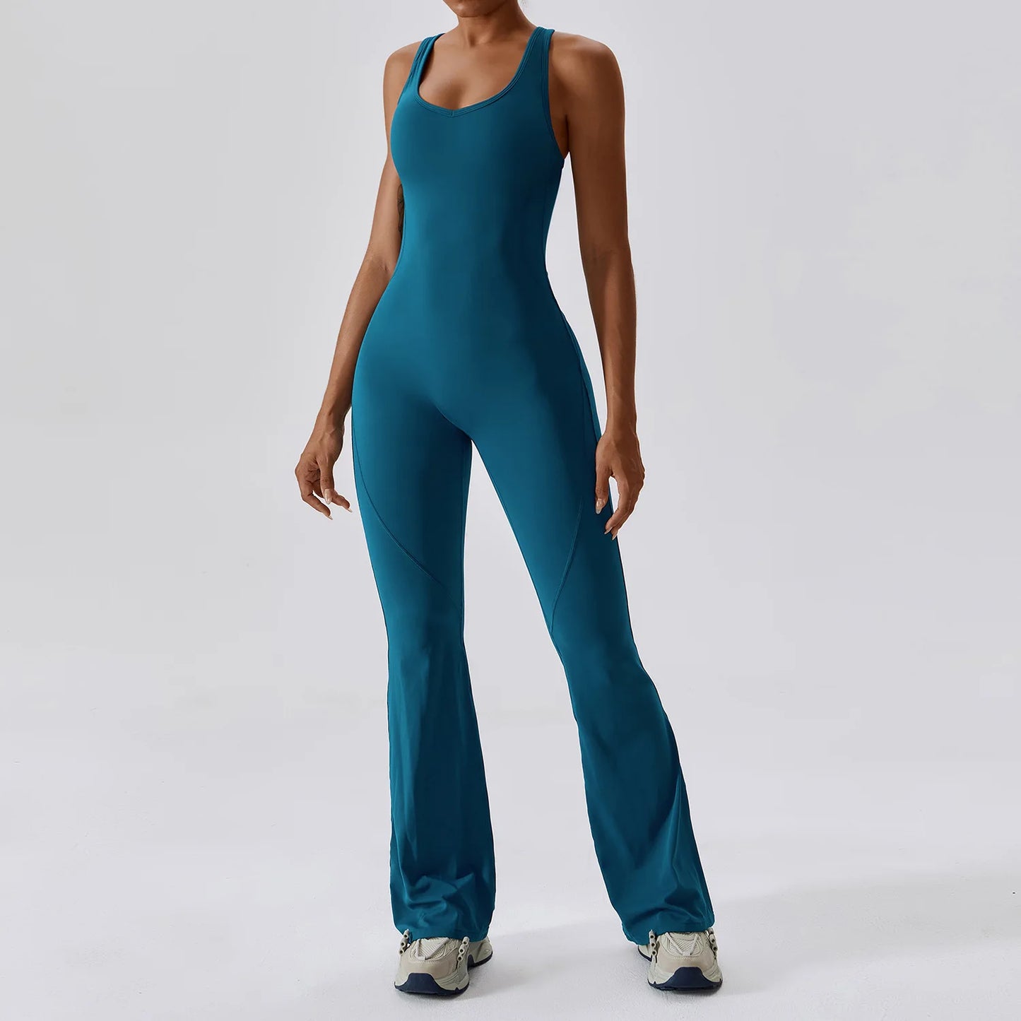 One-Piece Yoga Jumpsuit – SculptFit™