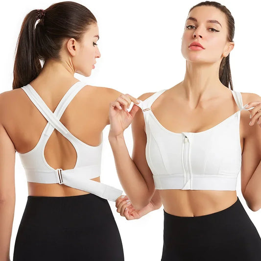 Front-Zip Sports Bra – SecureFit™