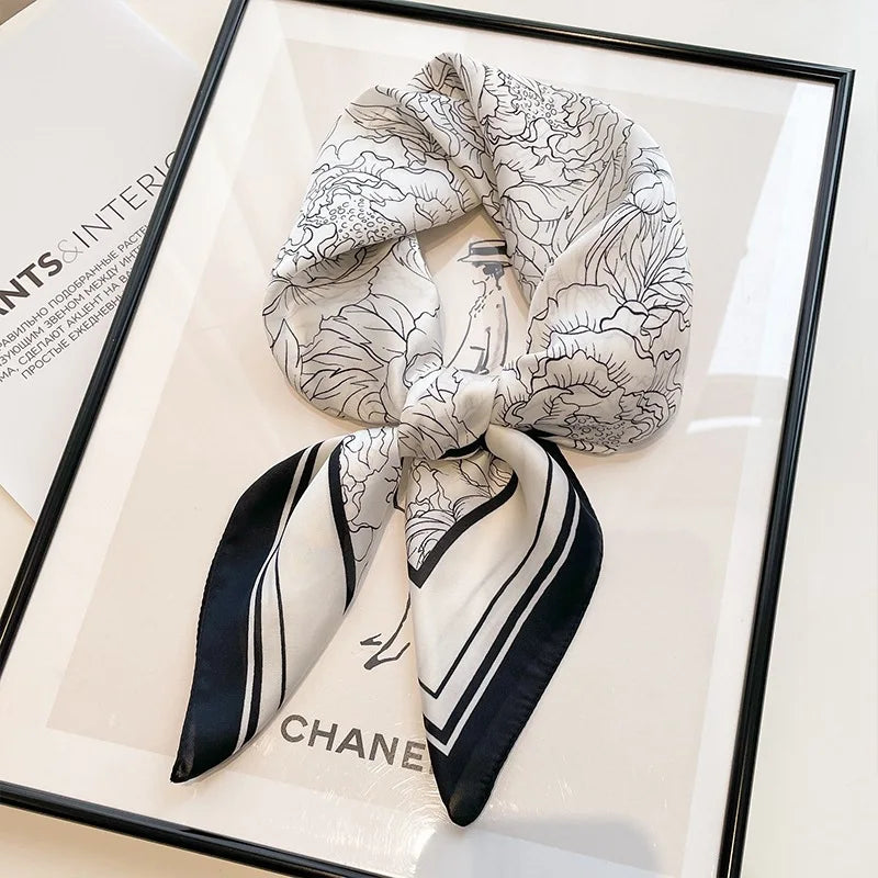 Silk Print Scarf – LuxeSquare™